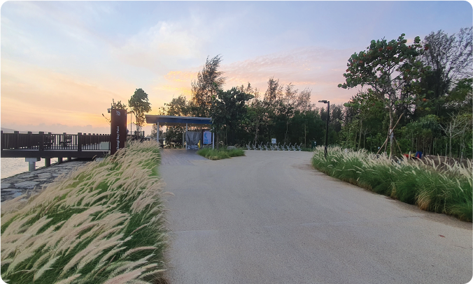 Photo of a park connector